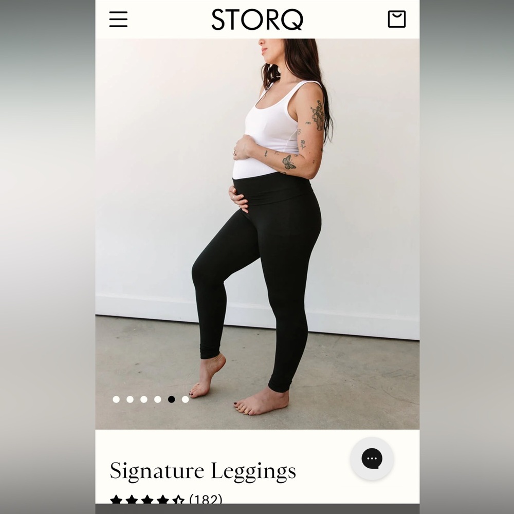 Storq signature maternity leggings - sz 3